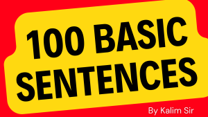 Basic English Sentences for Communication