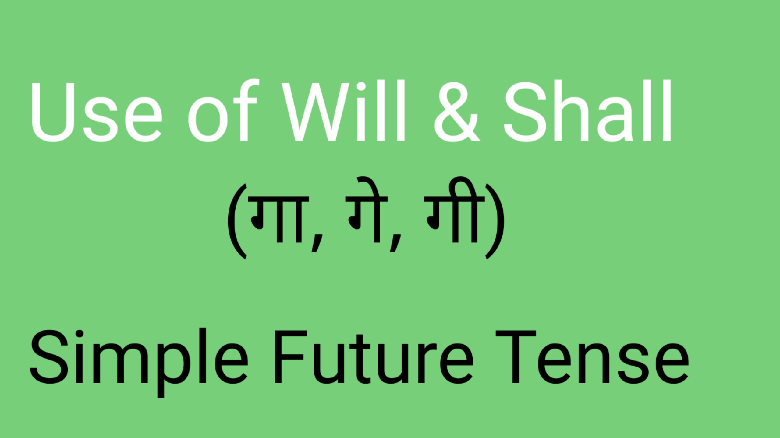 Read more about the article Simple Future Tense